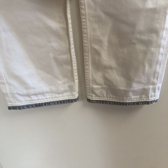Rag & Bone Marilyn Crop White Bucquet Trim Women's Jeans Sz 27 - Picture 4 of 9